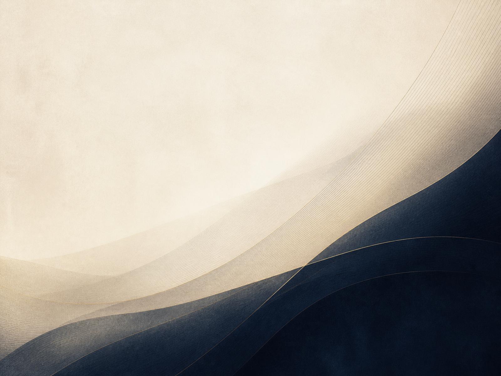 Abstract ivory and navy growth curves